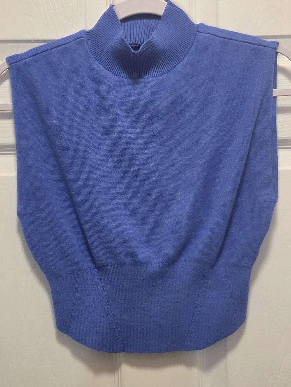 Pilcro Blue Knit Sweater Vest